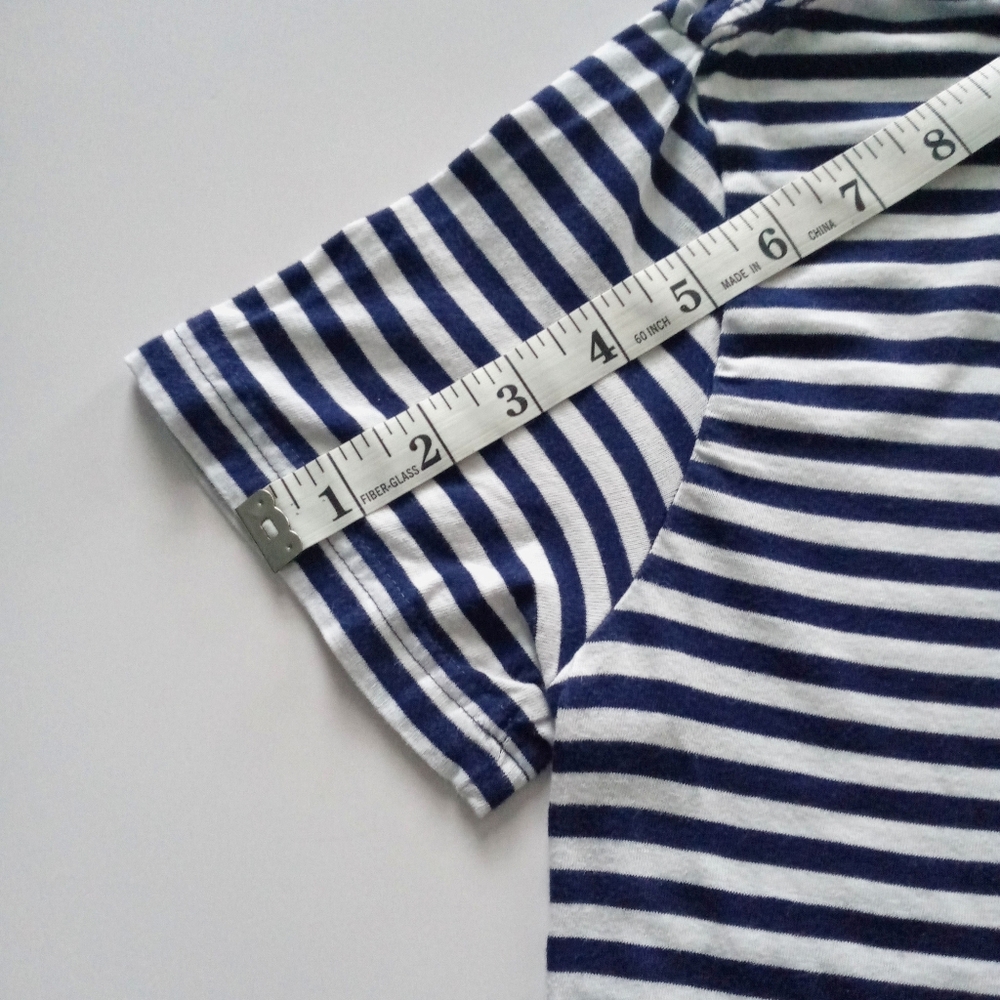 EUC Polo Ralph Lauren Boy's Red Collar Blue & White Stripped Shirt, Medium 10/12 - Picture 4 of 9